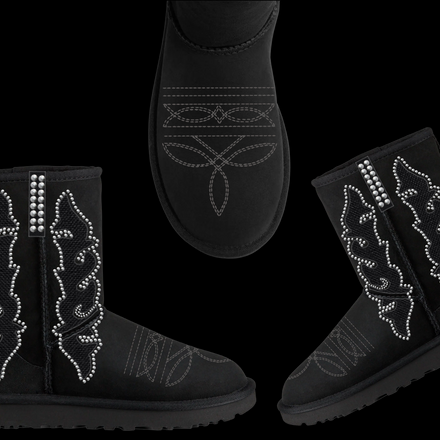 cow boy boots mock up